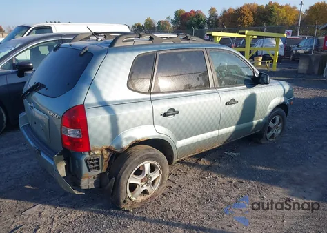 2006 Hyundai Tucson Gl from USA, damaged, VIN KM8JM12B16U438083